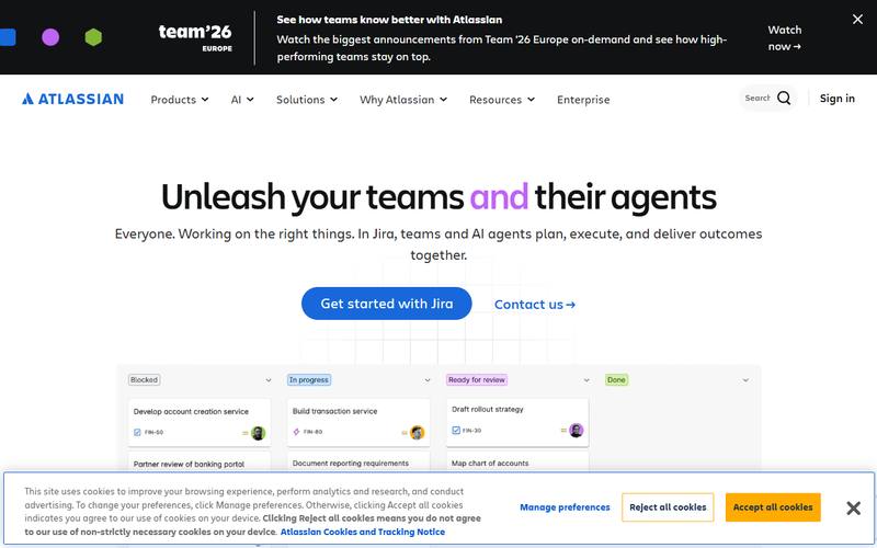Screenshot of atlassian.com