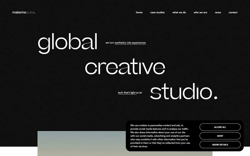 Screenshot of makemepulse.com