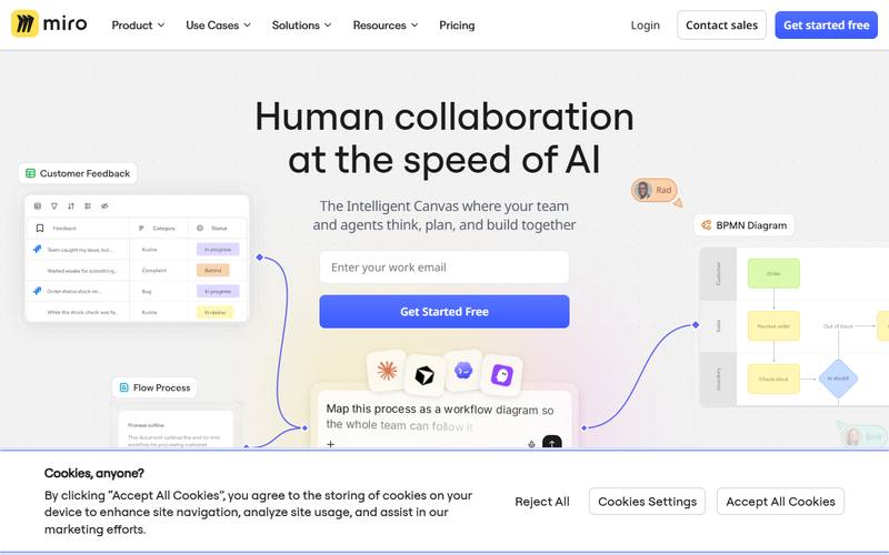 Screenshot of miro.com