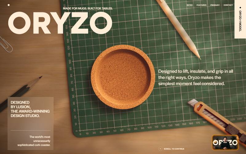 Screenshot of oryzo.ai